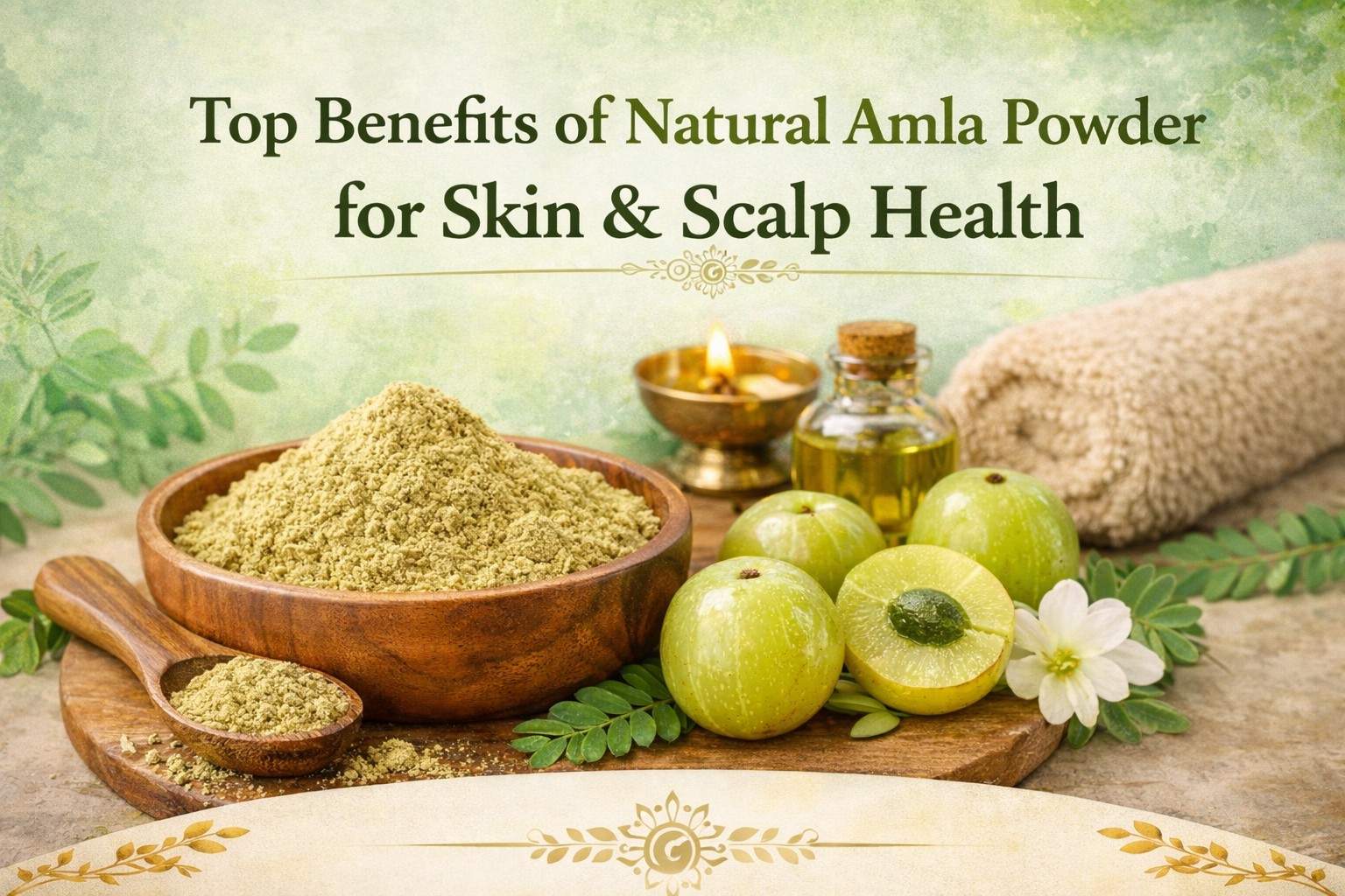 Top Benefits of Natural Amla Powder for Skin & Scalp Health